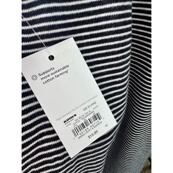 Croft & Barrow® Lace-Up Split Neck Top XXL NWT - Picture 3 of 7